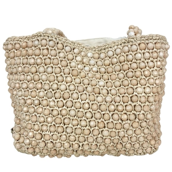 LOEFFLER RANDALL Mina Mini Beaded Tote Bag - $295. - Picture 8 of 16